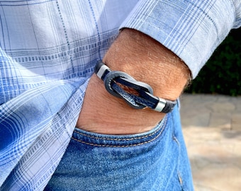 オニキスブレスレット 925シルバー オニキスブレスレット 細身