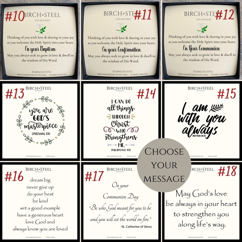 May include: A set of 18 printable signs with inspirational quotes and bible verses. The signs are in a white background with black text and feature a decorative border. The signs are numbered 10 through 18.