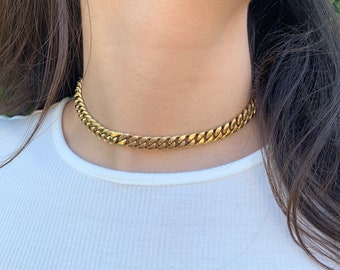 Cuban Link Choker - Etsy