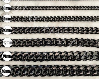 16mm Shiny Stainless Steel Cuban Link Chain: Bold Statement