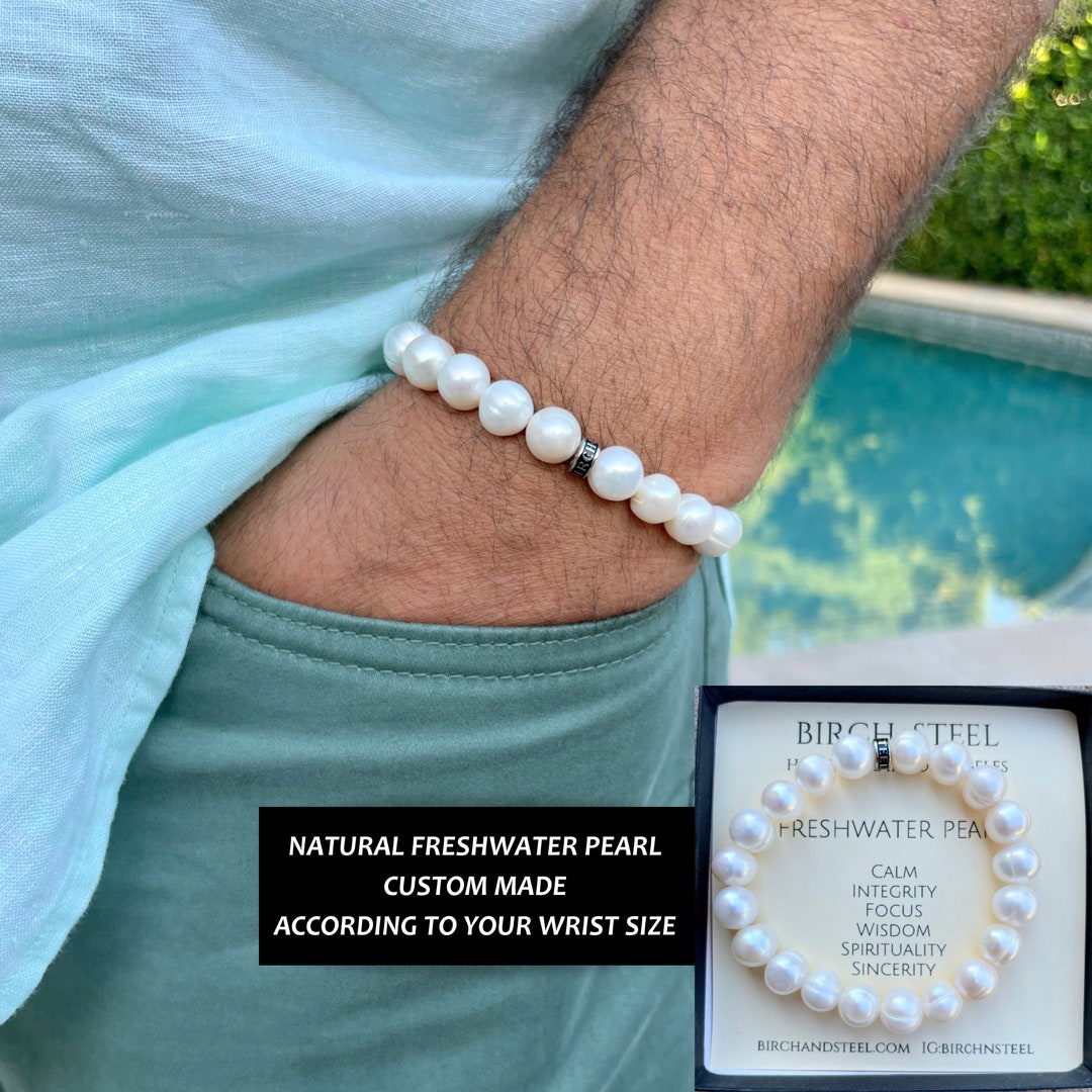 ブレスレット LESS IS MORE 8mm pearl bracelet 8mm pearl bracelet (L size) - Less is more | 60% - Asian