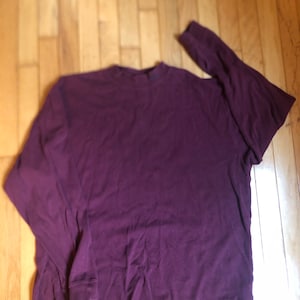 Vintage Reebok Maroon Mock Neck Long Sleeve