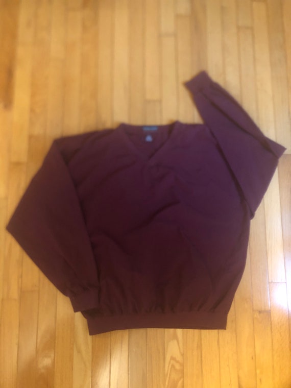 Vintage Maroon Dolphin Cove Golf Pullover