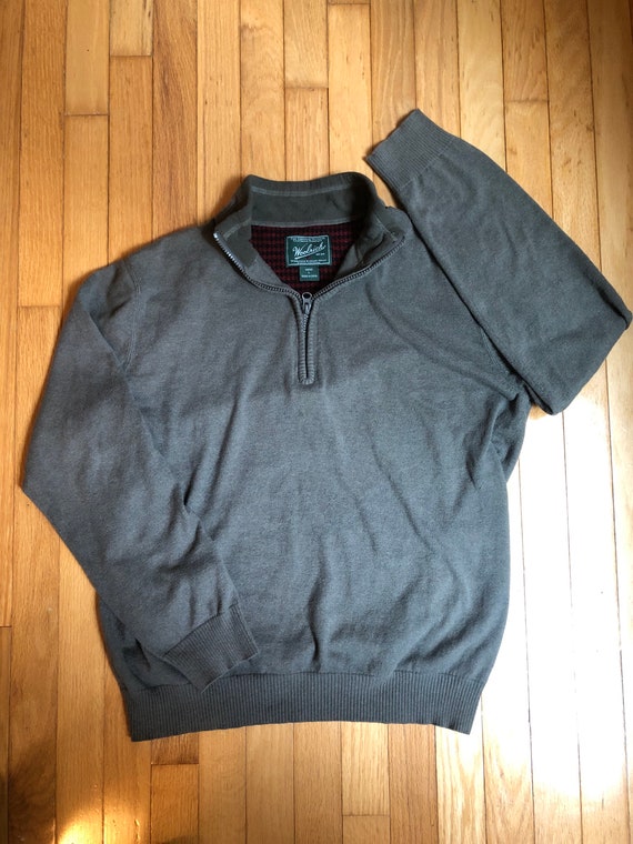 Woolrich gray quarter zip Gem
