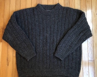 Vintage 100% Wool Sweater made by “Indigenous Designs” in Ecuador