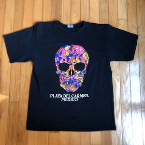 T-shirt vintage tête de mort - Playa Del Carmen, Mexique !
