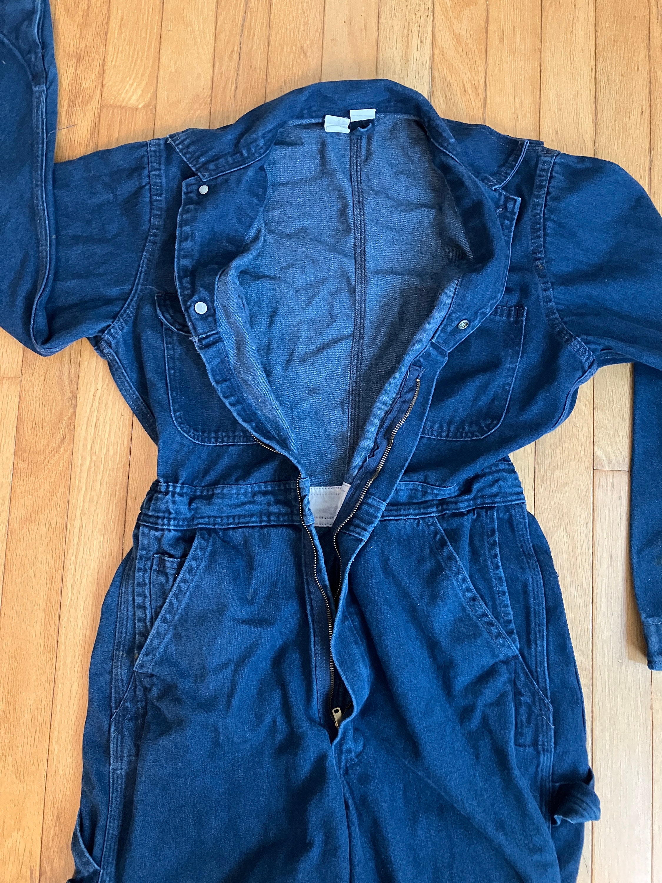 【70’s JCPenny】BIG MAC Denim Coverall Vintage JCPenny Big Mac Sz 38x32 Blue Denim Overalls Work