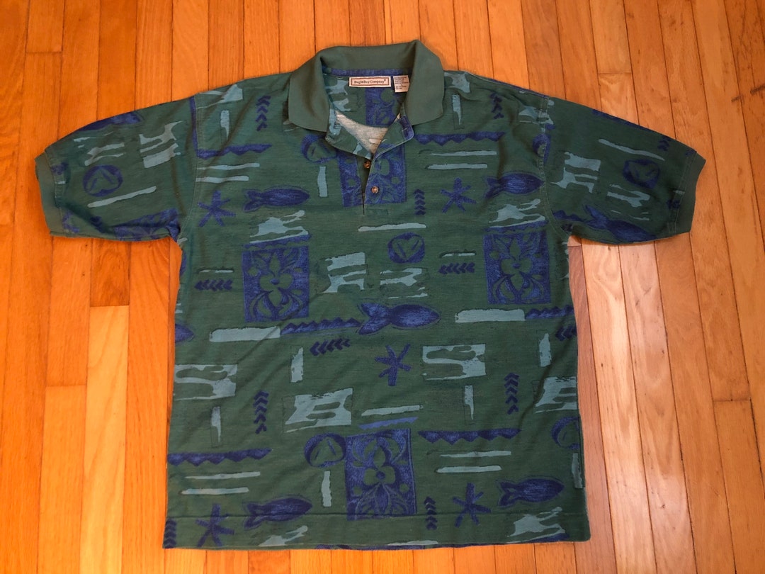 Vintage bugle Boy Seaside Themed Polo Etsy