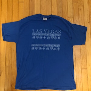 Vintage Blue Las Vegas Tshirt