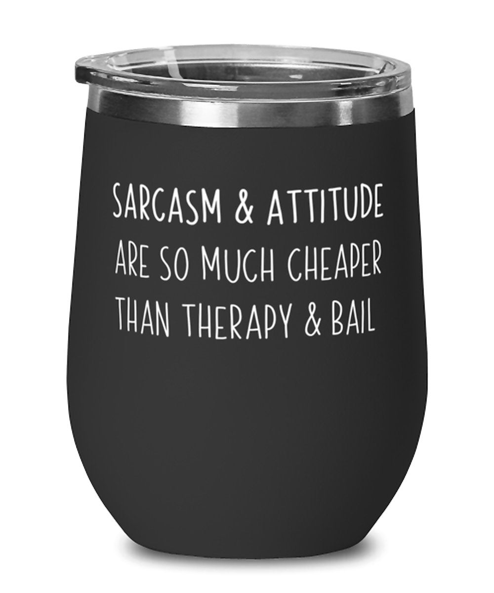 Wine Tumbler With Sayings For Women Funny Wine Mug Perfect Etsy