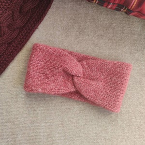 Gestricktes weiches Wolle Stirnband - Alpaka Wrap für Frauen - Frauen Ohrenwärmer - weiches Alpaka Stirnband - Kopftuch - Strickwolle Turban - Winter Kopftuch