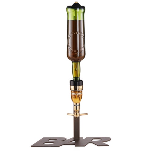 Liquor, Whiskey, Bourbon, Alcohol dispenser. Home best bar decor