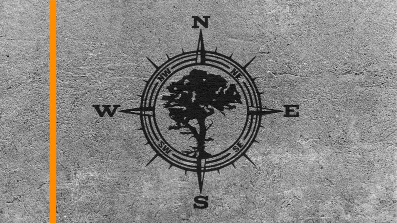 Download Tree Compass SVG File Cut Files For Cricut And Silhouette ...