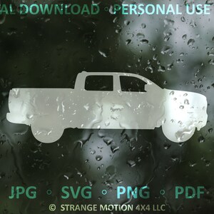 Truck SVG File For Ram, Laser File, Laser Cut File, svg, Truck Clipart, Laser svg File, Accessories For Cars, Clipart, Truck Outline