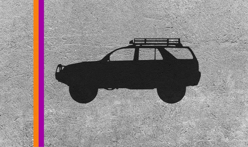 Mountain SVG File For Toyota 4Runner Accessories For Toyota 3rd Gen Vector Images Cut File For Cricut And Silhouette Digital Download