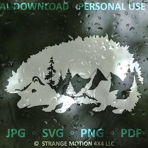 Arquivo SVG, Hedgehog, Pet svg, Mountain SVG, Adventure, Laser File, Laser Cut File, svg, Laser svg File, Animal SVG, Decal Cut File, Art