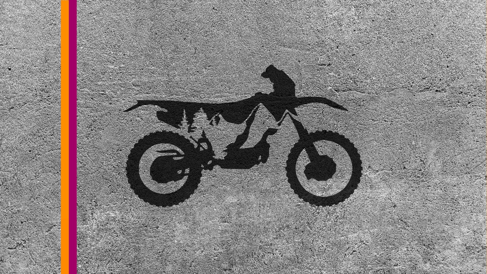 Mountain Dirt Bike SVG File Cut File For Cricut and Etsy
