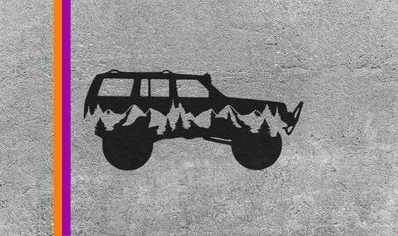 Download Mountain Svg File For Jeep Cherokee Cut File For Cricut And Etsy