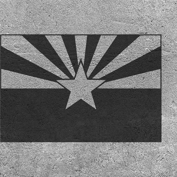 SVG File, Arizona Flag, Phoenix Cut Files, Laser File, Laser Cut File, svg, Laser svg File, Arizona Clipart, Flag SVG, Decal Cut File