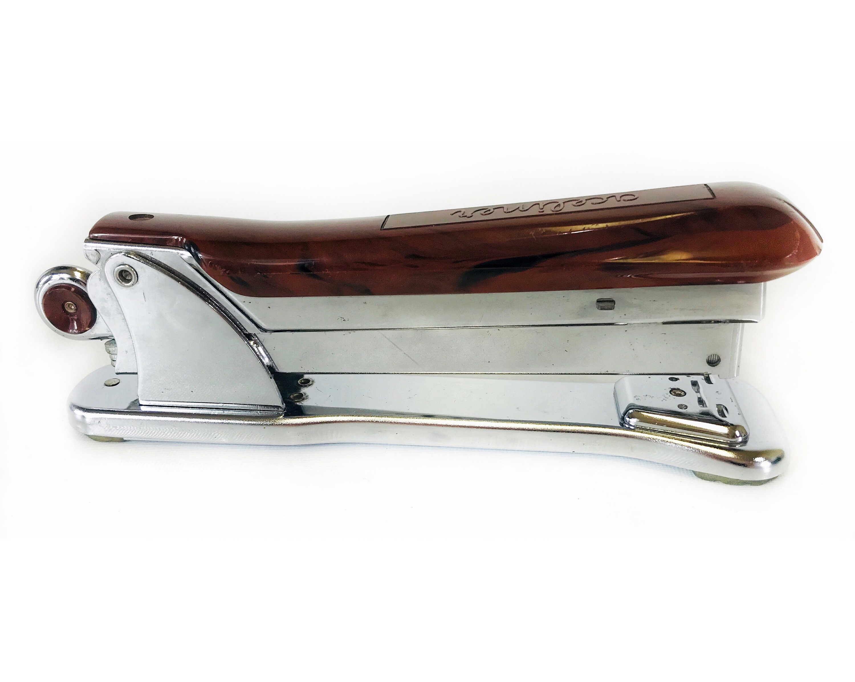 Brown Aceliner Stapler Model 502 Vintage Desk Stapler from Etsy