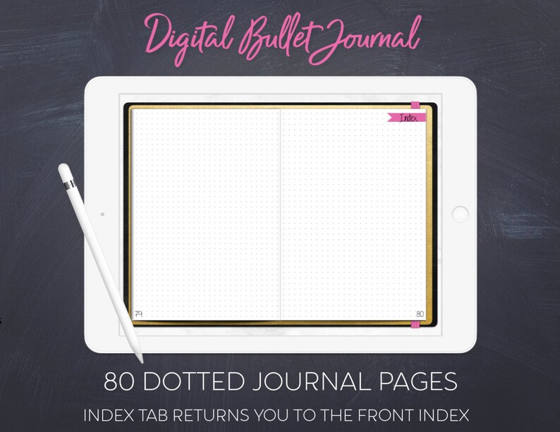 Digital Bullet Journal Goodnotes Notability paperless Etsy