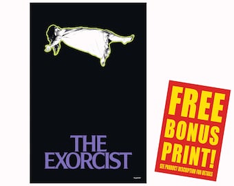 Exorcisten-affisch, Exorcisten-filmaffischtryck, Exorcisten-filmaffisch, Linda Blair, Exorcisten-skräckfilmaffisch, Exorcist