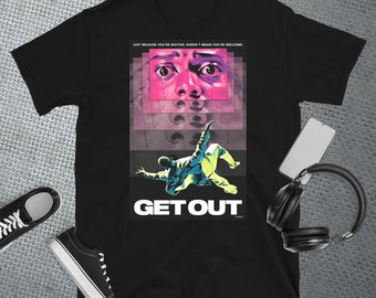 Camiseta Get Out, camiseta unisex de manga corta, camiseta original Get Out Movie, camiseta Get Out