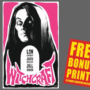 Witchcraft Original 1964 Movie Poster Fan Art / Vanessa Whitlock (Yvette Rees) Stare Poster Print