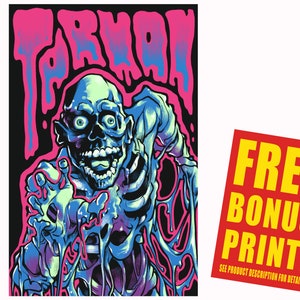 Tarman Variant 3 of 4, Return of the Living Dead Poster, Return of the Living Dead 1985 Movie Poster, Tarman Poster