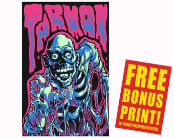 Tarman Variant 3 of 4, Return of the Living Dead Poster, Return of the Living Dead 1985 Movie Poster, Tarman Poster