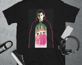 Dracula T-Shirt, Kurzarm Unisex T-Shirt, Original Dracula Film T-Shirt, Dracula Shirt