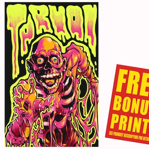Tarman Variant 1 of 4, Return of the Living Dead Poster, Return of the Living Dead 1985 Movie Poster, Tarman Poster