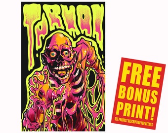 Tarman Variant 1 of 4, Return of the Living Dead Poster, Return of the Living Dead 1985 Movie Poster, Tarman Poster