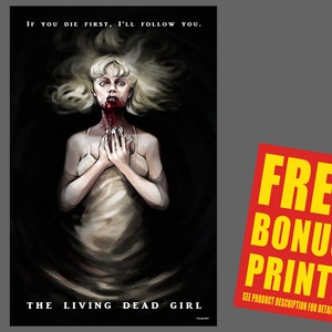 The Living Dead Girl, The Living Dead Girl 1982 Movie Poster, The Living Dead Girl Movie Poster, Jean Rollin Movie Poster, Zombie, Vampire