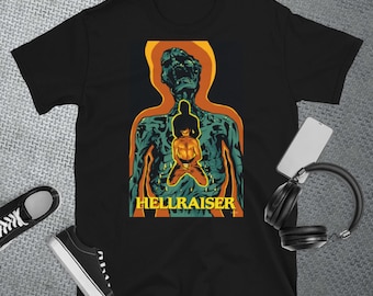 Hellraiser T-shirt Variant 1, Short-Sleeve Unisex T-Shirt, Original Hellraiser Movie Tee, Hellraiser Shirt