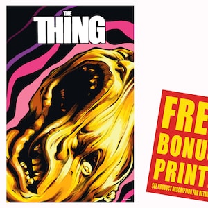 The Thing Original 1982 Movie Poster Fan Art / Alien Mutation Poster Print