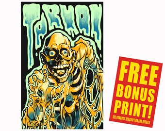 Tarman Variant 4 of 4, Return of the Living Dead Poster, Return of the Living Dead 1985 Movie Poster, Tarman Poster