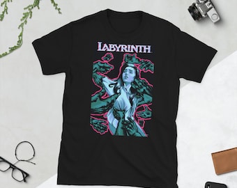 Labyrinth T-shirt, Short-Sleeve Unisex T-Shirt, Original Labyrinth Movie Tee, Labyrinth Shirt
