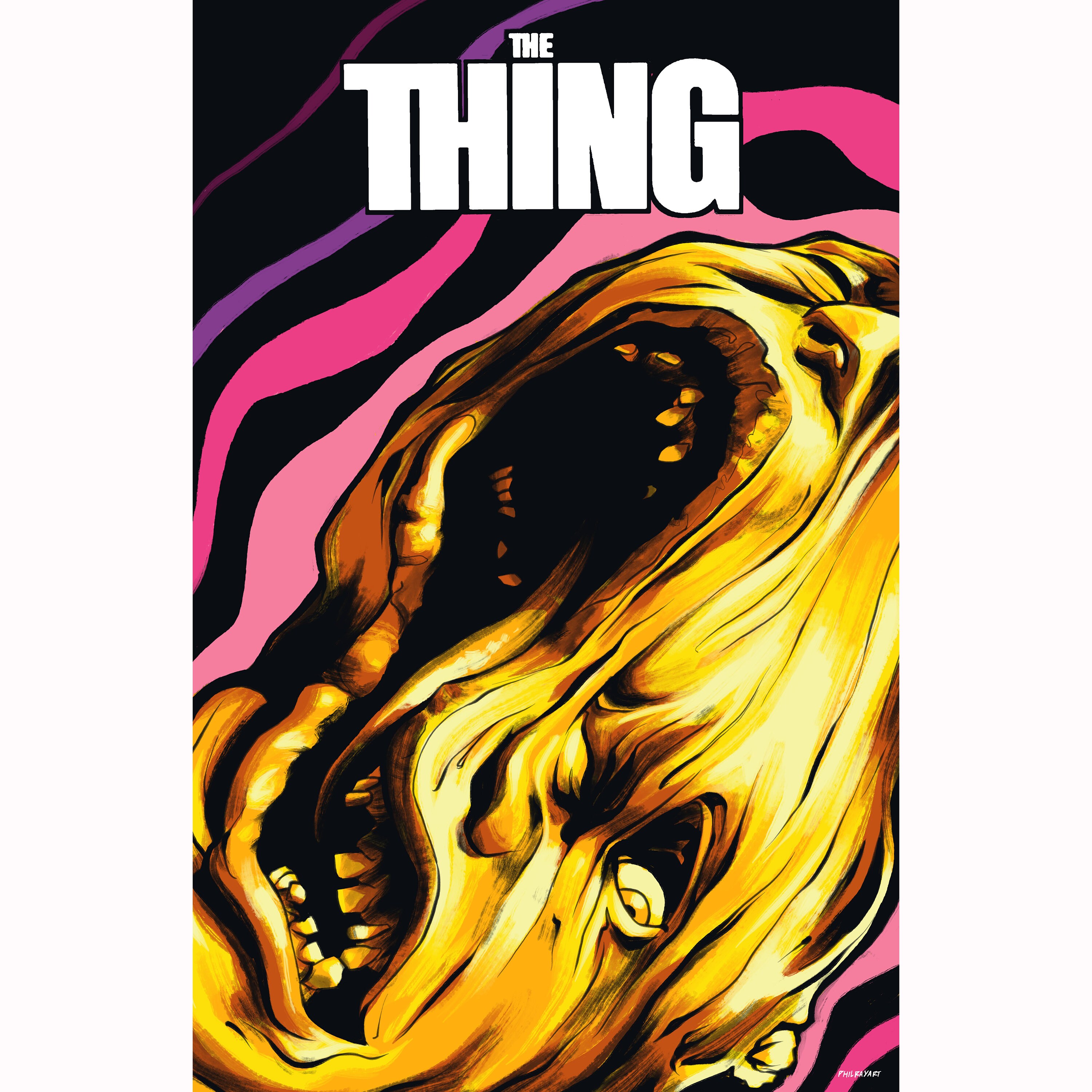The Thing Original 1982 Movie Poster Fan Art / Alien Mutation Poster ...