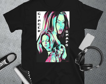 Camiseta Ginger Snaps, camiseta unisex de manga corta, camiseta original de la película Ginger Snaps, camiseta Ginger Snaps