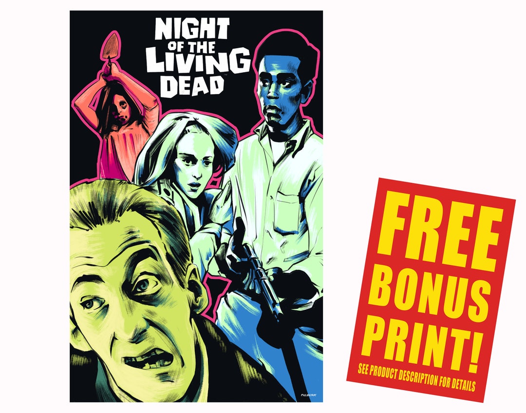 Night of the Living Dead Original 1968 Movie Poster Fan Art / Co Poster ...