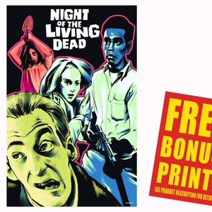 Night of the Living Dead Original 1968 Movie Poster Fan Art / Co Poster Print