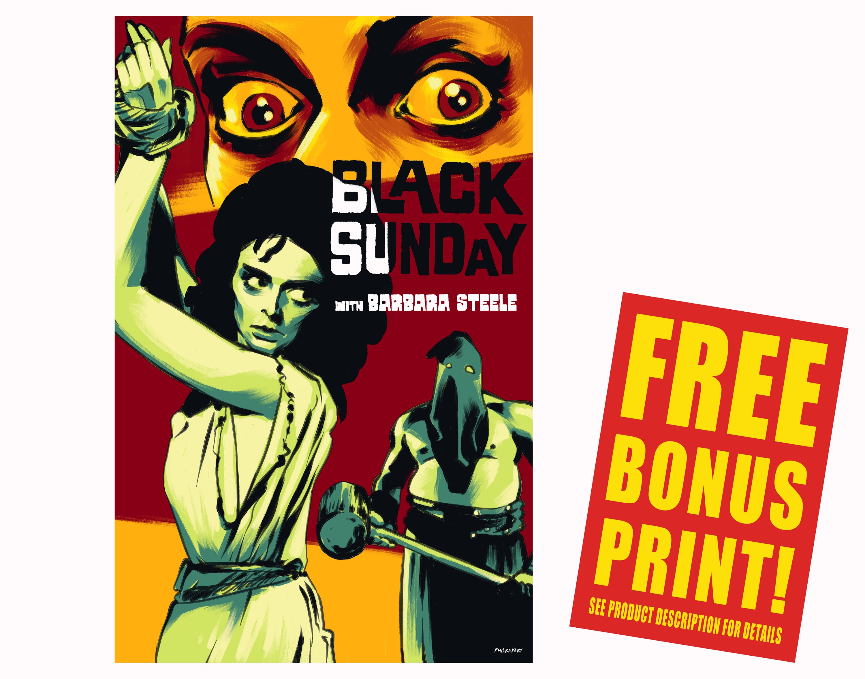 Black Sunday AKA Mask of Satan (1960) Original Movie Poster