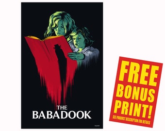 The Babadook Poster Print, The Babadook 2014 Movie Poster Print, The Babadoo Movie Poster Print, Jennifer Kent, Horror Movie Poster Art