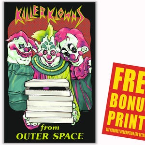 Killer Klowns from Outer Space 1988 Original Movie Poster Art