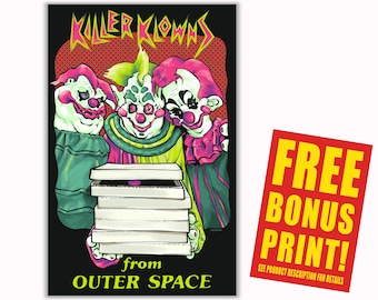 Killer Klowns från rymden 1988 Originalfilmaffisch