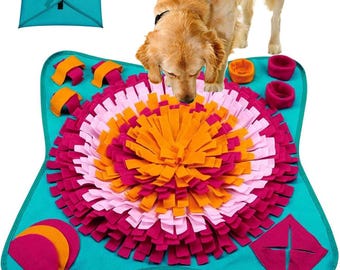 Snuffelmat voor honden | Interactief puzzelstukje voor angstverlichting, verveling en langzame feeder