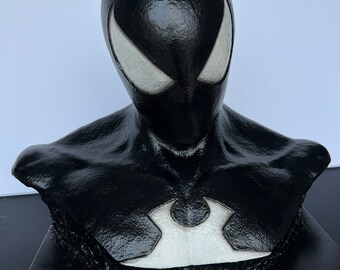 Handmade Symbiote Spider-man Bust: Latex & Polyfoam Collectible - Etsy