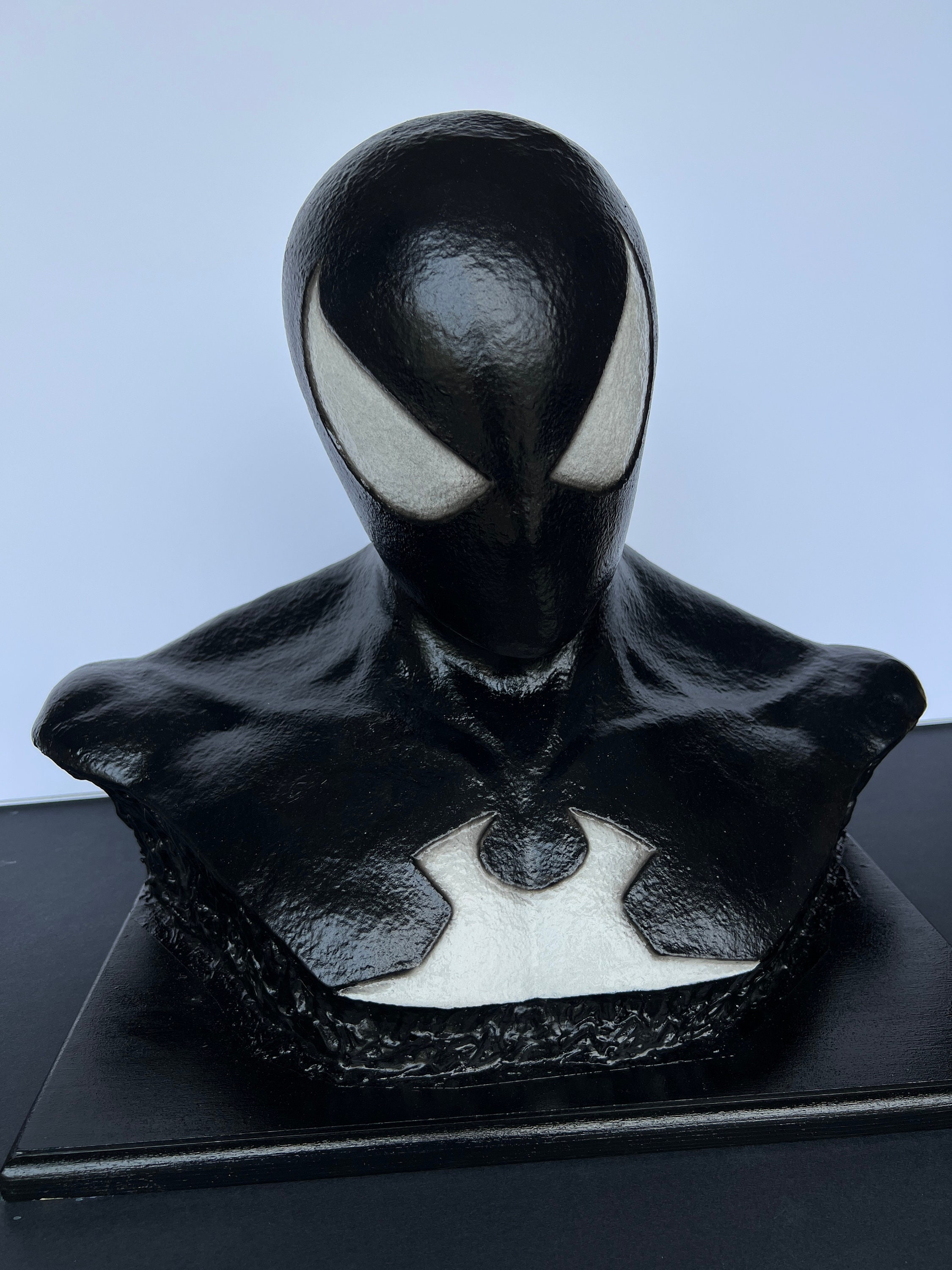 スパイダーマン3 Black suited Spiderman bust Symbiote Spider-man Bust! Black Suit Spider-man Statue
