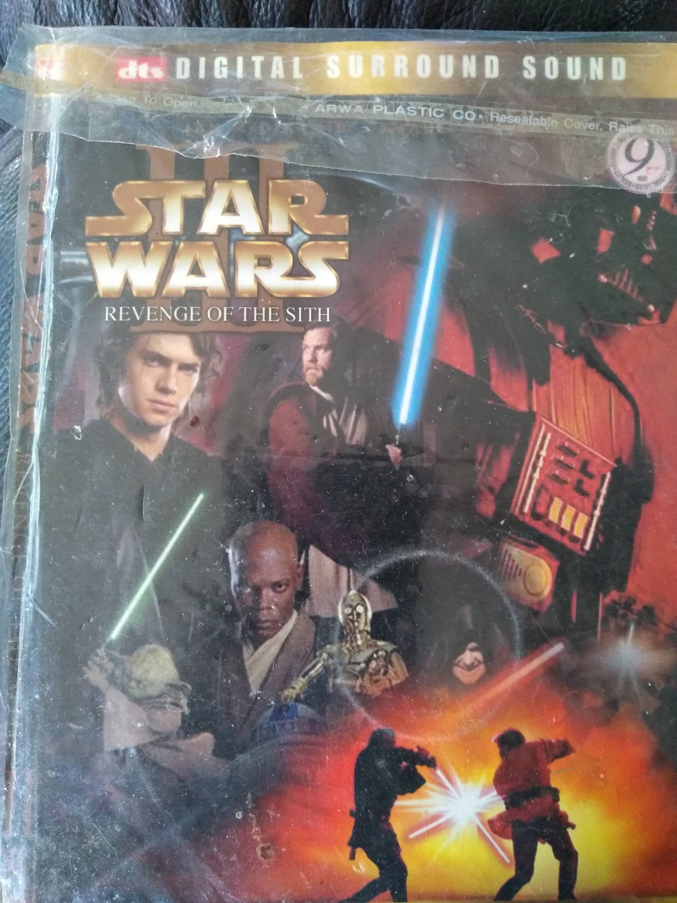 nakke frynser ukrudtsplante Star Wars Revenge of the Sith DVD - Etsy